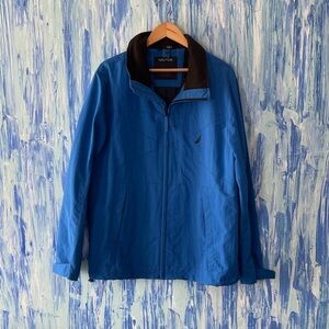 Nautica Men's Vibrant Blue Windbreaker